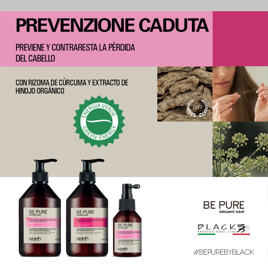 tratamiento be pure prevención caida del cabello